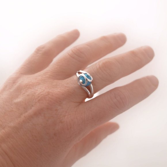 925 Sterling Silver Interchangeable Ring w/ Stones - Picture 11 of 12